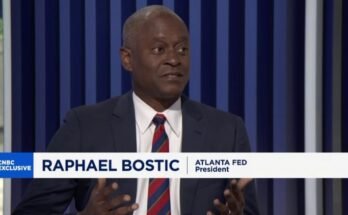 Fed's Bostic: Juillet -Peet trop tôt pour évaluer l'effet d'inflation des taux de douane
