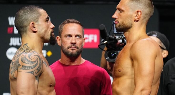 UFC Fight Night: Whittaker v de Knight - Pestement de cérémonie