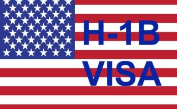 H1B Visa USA Fteals, Visa de travail temporaire pour les travailleurs qualifiés étrangers en occupation spéciale. Illustration vectorielle d'entreprise. Illustration vectorielle