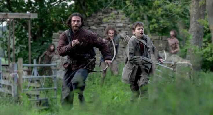 Aaron Taylor-Johnson et Alfie Williams "28 ans plus tard."