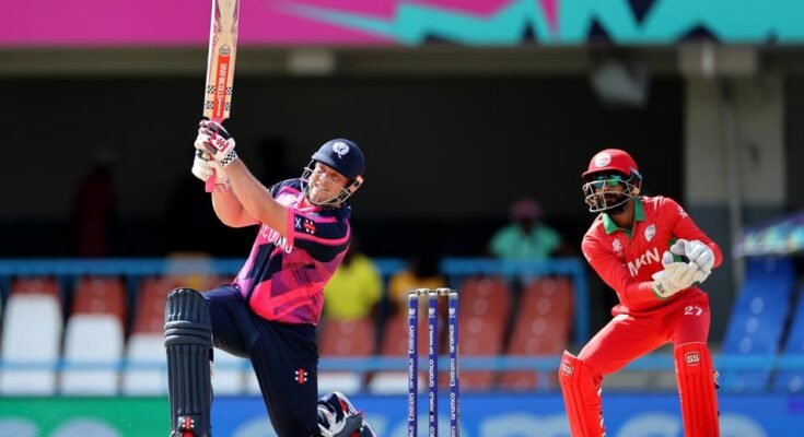 Oman Against Scotland - Coupe du monde de cricket masculine ICC West Antiies & USA 2024