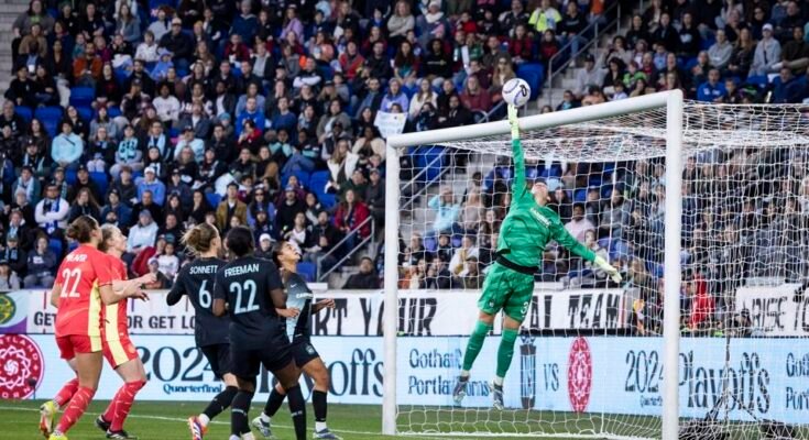 Gotham FC contre Portland Thorns - NWSL 2024 Playoffs