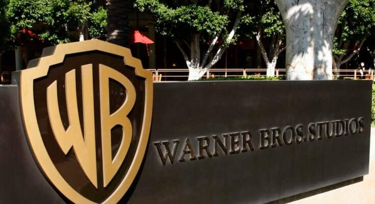 Signe et logo d'entrée de Warner Bros Studios