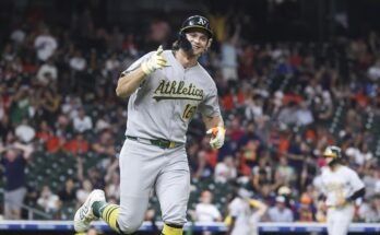 La recrue d'athlétisme Nick Kurtz écrase quatre faits maison contre Astros dans le cadre de la journée historique sur le disque