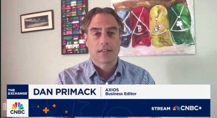 Attendez-vous à voir plus de fusions et acquisitions techniques à l'avenir, dit Dan Primack d'Axios