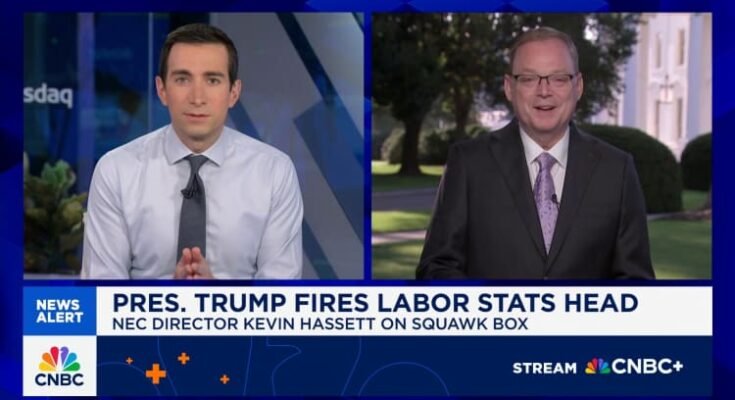 Le directeur du NEC, Kevin Hassett: les données de l'emploi sont devenues très peu fiables