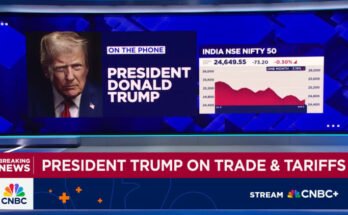 L'Inde n'a pas été un bon partenaire commercial augmentera les taux de douane sur le pétrole russe: le président Trump