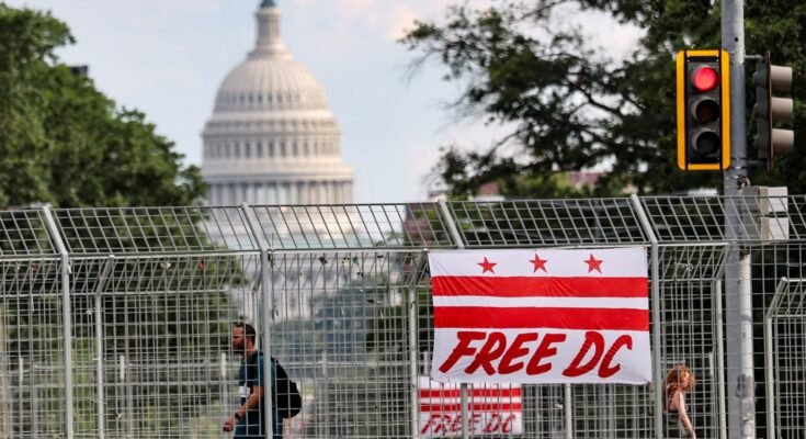 Trump à Washington, DC, décomposition du crime exposant l'écart de perception
