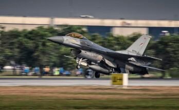 Bangkok, Thaïlande - 13 janvier 2018; F16 Military Flight Adming à l'aéroport de Donmeung