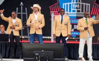 Sterling Sharpe, Eric Allen, Jared Allen, Antonio Gates entre à Hof