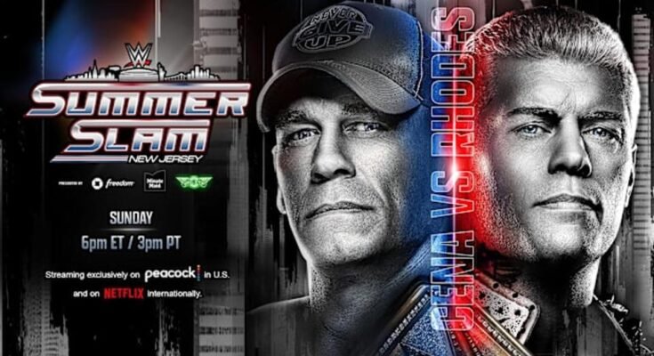 Cody Rhodes et John Cena ont conçu la WWE Summerslam 2025.