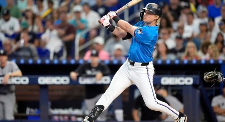 Le baseball de Yankees Marlin