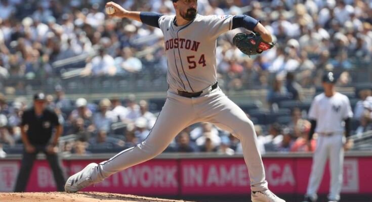 Le baseball d'Astros Yankee