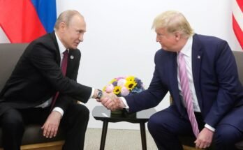 Vladimir Poutine - Donald Trump - Montage à Osaka