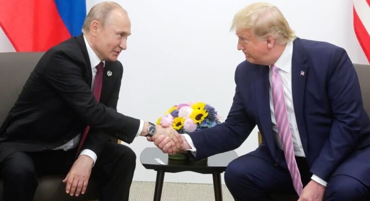 Vladimir Poutine - Donald Trump - Montage à Osaka