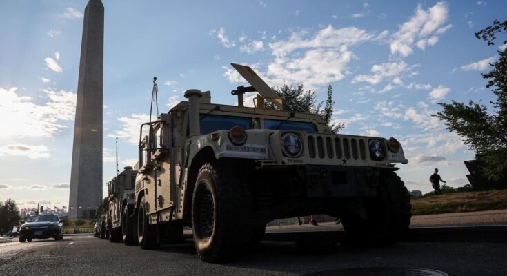 La Garde nationale frappe les rues DC (photos)