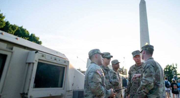 Plus de troupes de la Garde nationale seront à DC mercredi soir, dit la Maison Blanche