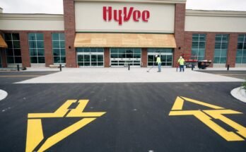 Le nouvel épicier Hy-Vee devrait ouvrir ses portes le jeudi 16 juillet 2015 à Oakdale MN. ) Jerry holt / jerry.holt@startribune.com