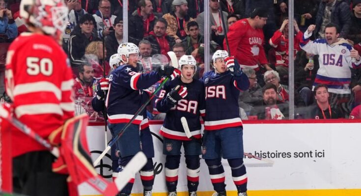 NHL 4 Nations Face -off - États-Unis contre le Canada