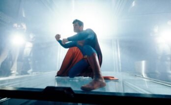 David Corenswet joue dans "Superman."
