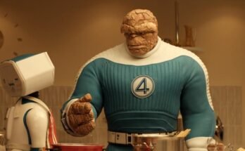 Ebon moss-bachrach en "The Fantastic Four: Premiers pas."
