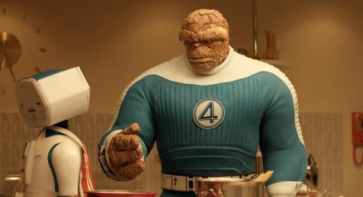 Ebon moss-bachrach en "The Fantastic Four: Premiers pas."