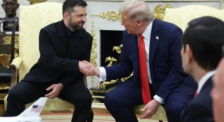 Les dirigeants européens rejoignent le président ukrainien Zelensky pour se rencontrer à la Maison Blanche avec Trump