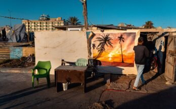 Le grand voyage de plage syrienne