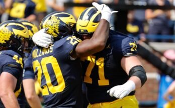 La ligne offensive du Michigan se bat jusqu'à 2025 places de départ