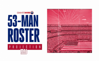 Giants 53 hommes Liste de la projection après la semaine 1 des prévisions