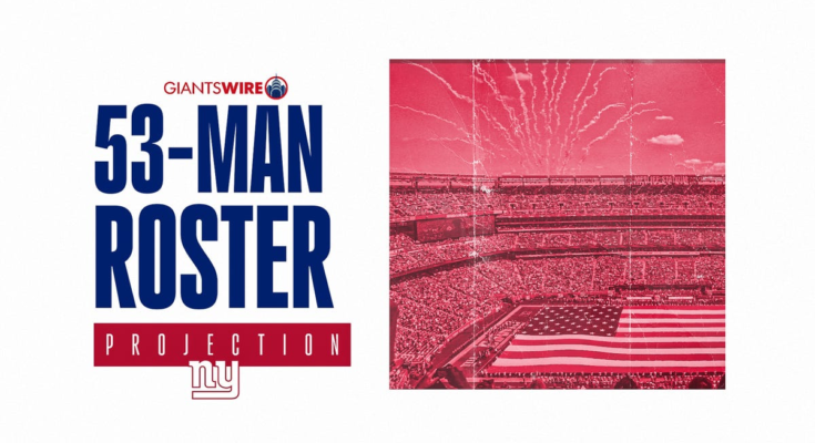 Giants 53 hommes Liste de la projection après la semaine 1 des prévisions
