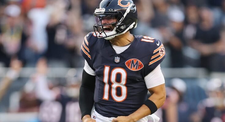 Prise des plats de la victoire de la saison de Chicagos 38-0