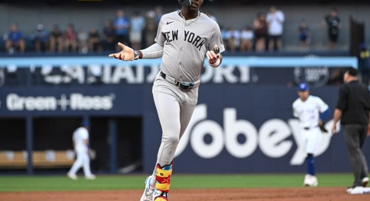 Le jazz de Yankees Chisholm Jr. défend le réglage de la base - bommer, disons qu'il ne ferait pas les choses différemment
