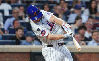 Voir: Pete Alonso brise la franchise Mets Home Driving Passing Darryl Strawberry avec carrière Homer n ° 253