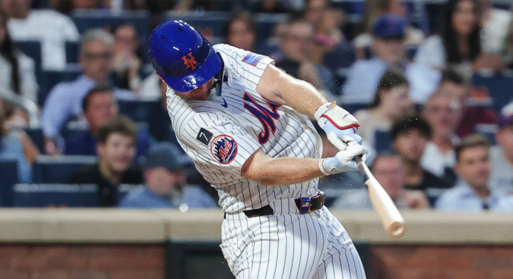 Voir: Pete Alonso brise la franchise Mets Home Driving Passing Darryl Strawberry avec carrière Homer n ° 253