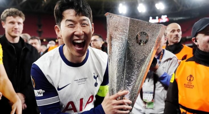 Classement les plus grands moments de Tottenham de Heung-min Son: le but de Puska, Europa League Glory Low Clipped