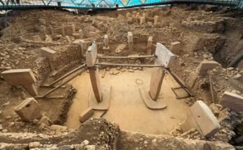 Une vue de l'ancienne place à Gobekli Tepe, connue sous le nom de plus ancien temple du monde, à Sanliurfa, en Turquie, le 17 février.