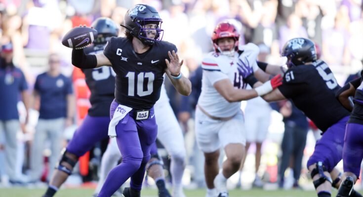 TCU jette des vues sur le titre Big 12 avec Josh Hoover menant la charge