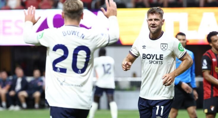 Bournemouth 0-2 West Ham: Irons terminer la série d'été avec feuille blanche.